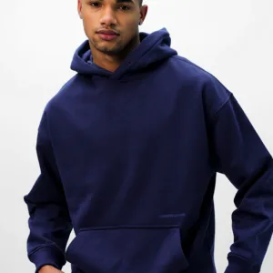 navy Oversized Hoodie