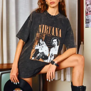 Acid wash Old Memoria Oversized T-shirt