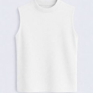 WHITE TANK T-SHIRT