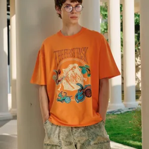 Orange Heatcheck Oversized T-shirt